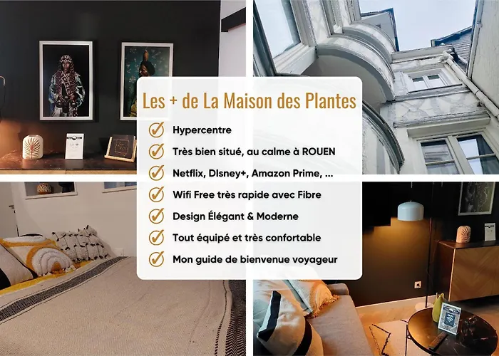 Διαμέρισμα L'aurore Berbere, Hypercentre De Rouen, Au Calme *