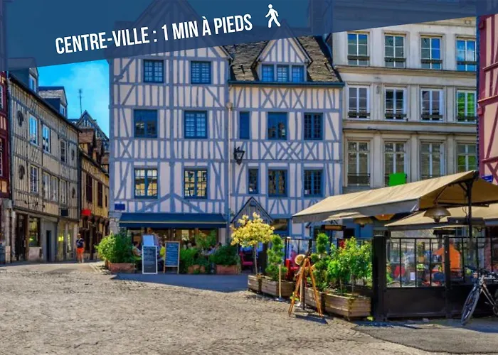 L'aurore Berbere, Hypercentre De Rouen, Au Calme Διαμέρισμα